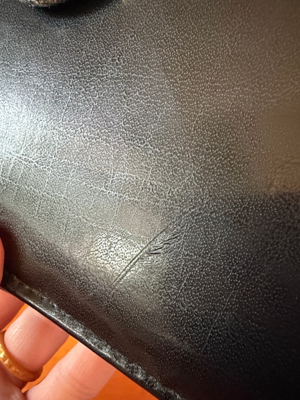 Vintage Paolo Masi Black Leather Briefcase with Gold Hardware - Picture 16 of 16